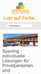 Mobile Screenshot of maler-sperling.de